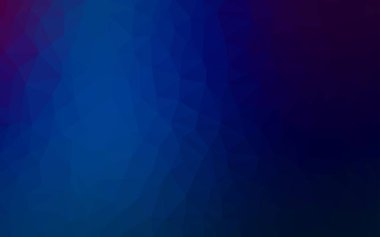 Koyu mavi vektör düşük Poli arka plan.