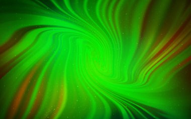 Açık yeşil, sarı vektör doku ile Samanyolu yıldız.