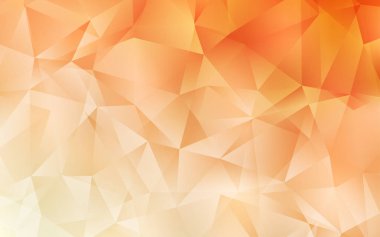 Açık Turuncu vektör düşük poli dokusu.