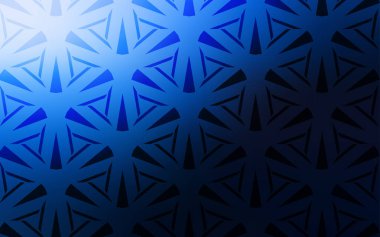 Üçgenli koyu mavi vektör arkaplanı.