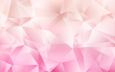 Açık Pembe Vektör soyut mozaik arkaplan.