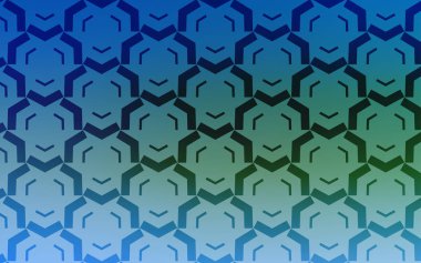 Açık Mavi, Kavisli çizgilerle yeşil vektör dokusu.