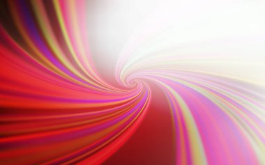 Kavisli çizgiler ile açık kırmızı vektör zemin.