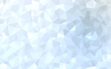 Açık BLUE vektör çokgen arkaplan.