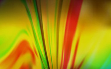 Koyu yeşil, sarı vektör bulanık parlak soyut şablon.