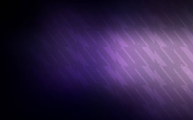 Tekrarlanan çubuklu koyu mor vektör şablonu.