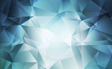 Işık Mavisi vektörü üçgen arkaplan.