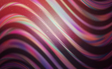 Koyu Mor, Kozmik yıldızlarla pembe vektör düzeni.