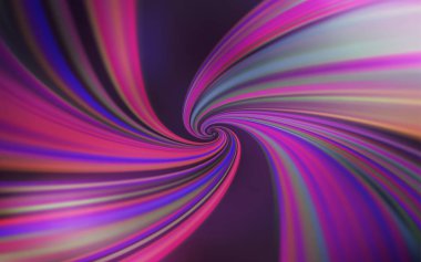 Açık Mor, eğri çizgileri olan pembe vektör arkaplanı.