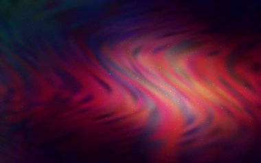 Gece gökyüzü yıldızları ile koyu mor vektör deseni.