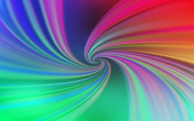 Açık Yeşil, eğri çizgileri olan kırmızı vektör arkaplanı.