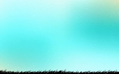 Işık yeşil vektör doku ile Samanyolu yıldız.