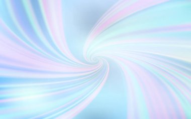 Bükülmüş çizgiler ile açık mavi vektör dokusu.