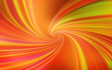 Işık turuncu vektör doku kavisli hatları ile.