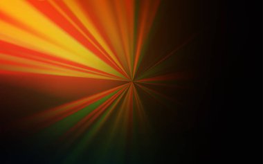 Koyu Turuncu vektör parlak şablonu bulanıklaştırdı.