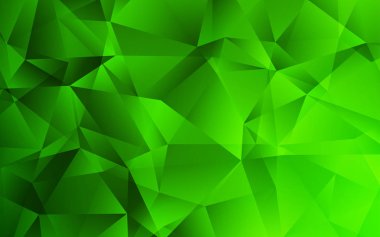 Açık yeşil vektör düşük poli dokusu.