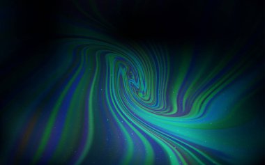 Koyu mavi vektör arka plan gökada yıldız ile.