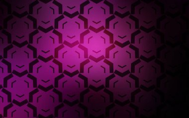 Bükülmüş çizgileri olan koyu pembe vektör arkaplanı.