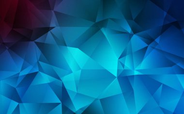 Açık BLUE vektör çokgen arkaplan.