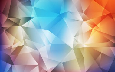 Açık Mavi, Sarı vektör gradyan üçgenler doku.