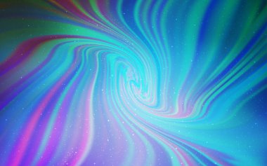 Hafif pembe, mavi vektör doku ile Samanyolu yıldız.