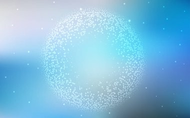 Mavi vektör doku ile Samanyolu yıldız ışık.