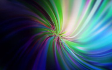 Koyu mavi, sarı vektör parlak deseni bulanıklaştırdı.