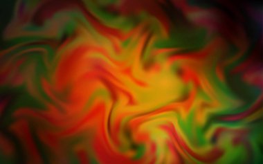 Koyu Yeşil, Sarı vektör bulanık ve renkli desen.