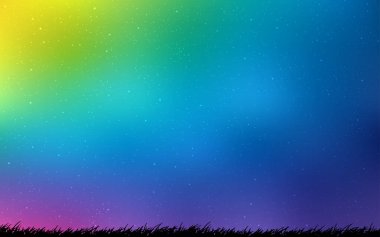 Çok renkli vektör arka plan gökada yıldız ışık.