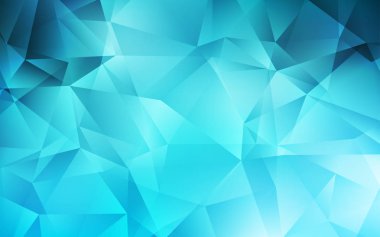 Işık Mavisi vektörü soyut mozaik deseni.