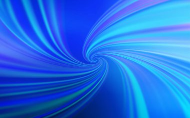 Eğri çizgileri olan hafif BLUE vektör arkaplanı.