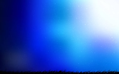 Hafif mavi vektör şablon alan yıldız.