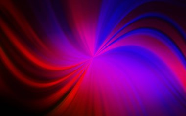 Koyu mavi, kırmızı vektör parlak deseni bulanıklaştırdı.