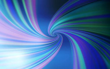 Eğri çizgileri olan hafif BLUE vektör şablonu.