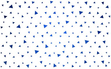 Koyu mavi vektör üçgen arkaplan.