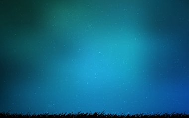 Mavi vektör doku ile Samanyolu yıldız ışık.