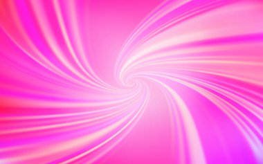 Eğri çizgileri olan Açık Pembe vektör arkaplanı.