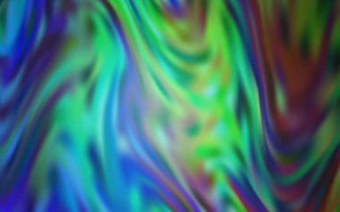 Açık mavi, yeşil vektör parlak deseni bulanıklaştırdı.