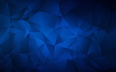 Koyu mavi vektör düşük poli dokusu.