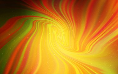 Astronomik yıldızlarla Hafif Turuncu vektör arka planı.