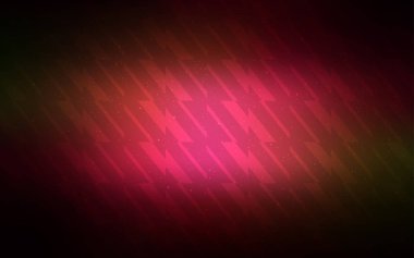 Koyu kırmızı, renkli çizgiler ile sarı vektör dokusu.