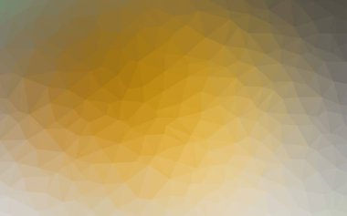 Koyu Sarı vektör gradyan üçgenler şablonu.