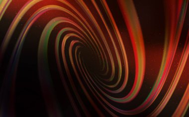 Gece gökyüzü desenle koyu kırmızı vektör yıldız.