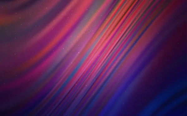 Violet foncé, texture vectorielle rose avec des étoiles laiteuses . — Image vectorielle
