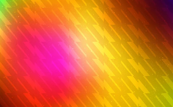 Mörk Multicolor vektor bakgrund med raka linjer. — Stock vektor