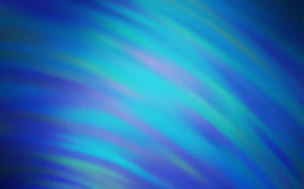 Mörk blå vektor bakgrund med våta linjer. — Stock vektor