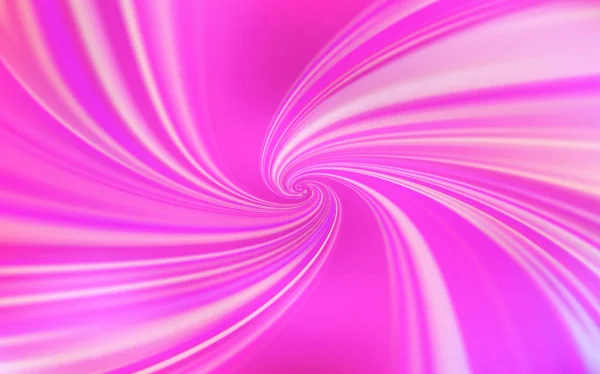 Luz Fondo vectorial rosa con líneas curvas . — Vector de stock