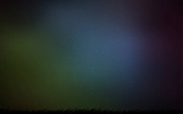 Azul oscuro, Plantilla de vector verde con estrellas espaciales . — Vector de stock