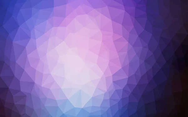 Rose foncé, Bleu vecteur polygone abstrait toile de fond. — Image vectorielle