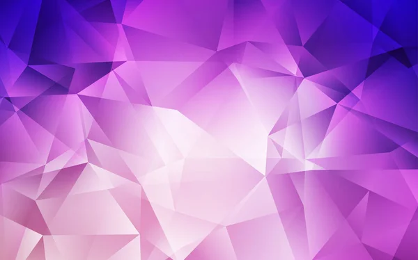 Violet clair, Vecteur rose faible texture poly . — Image vectorielle